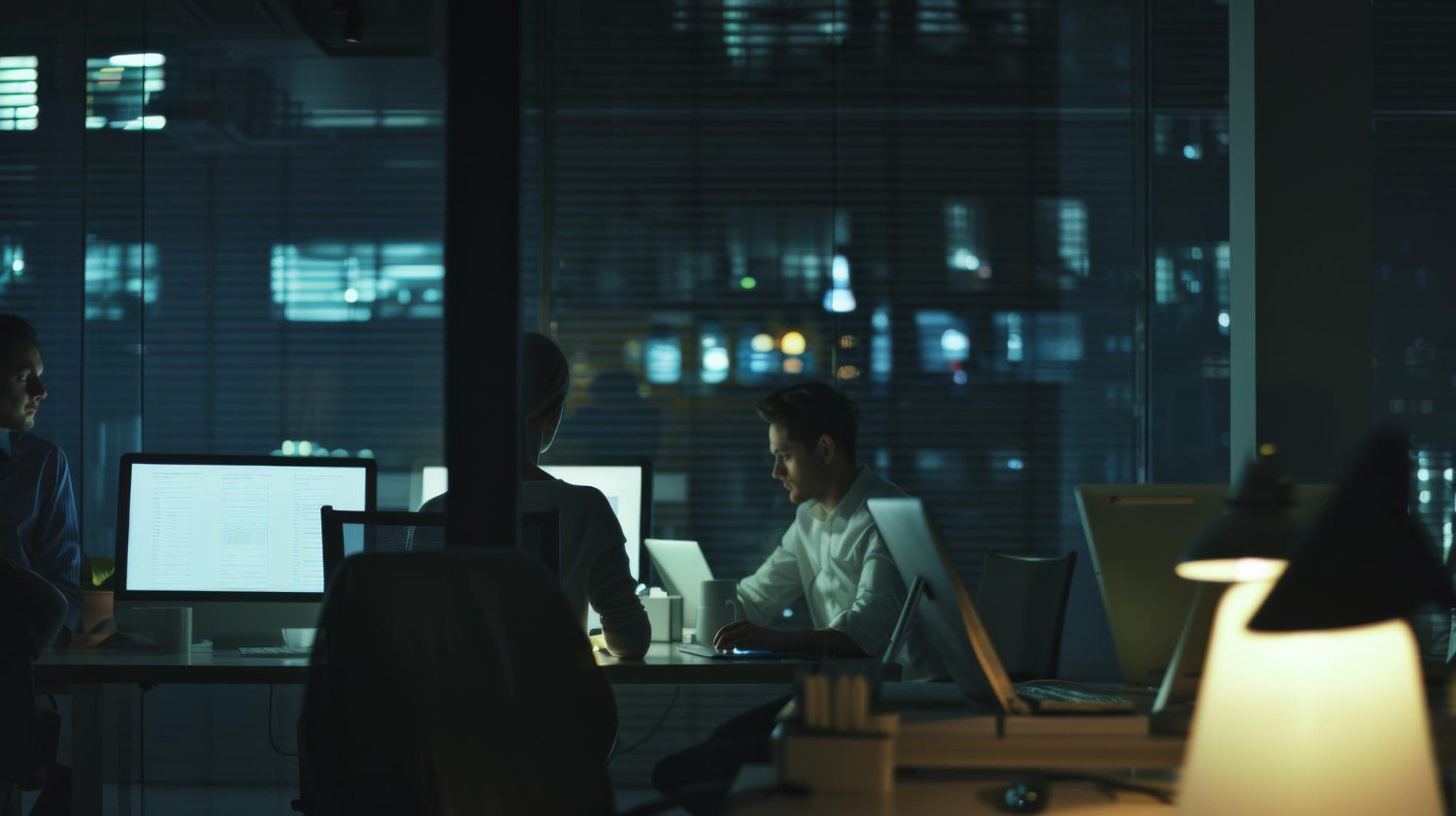 warm light desk lamp night workspace eye comfort lighting