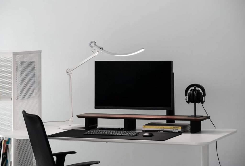 desk lamp vs monitor light bar comparison lighting setup