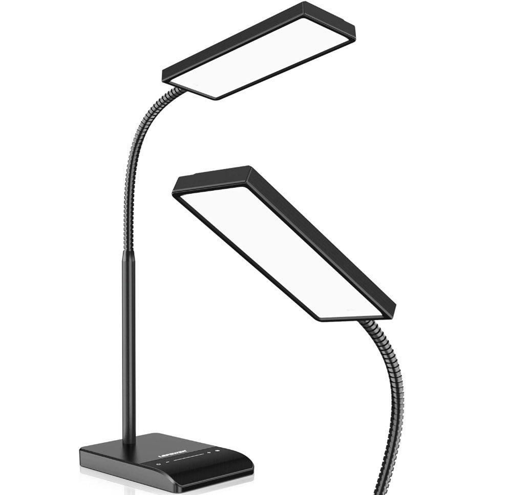 best desk lamp for macbook setup minimal workspace lighting