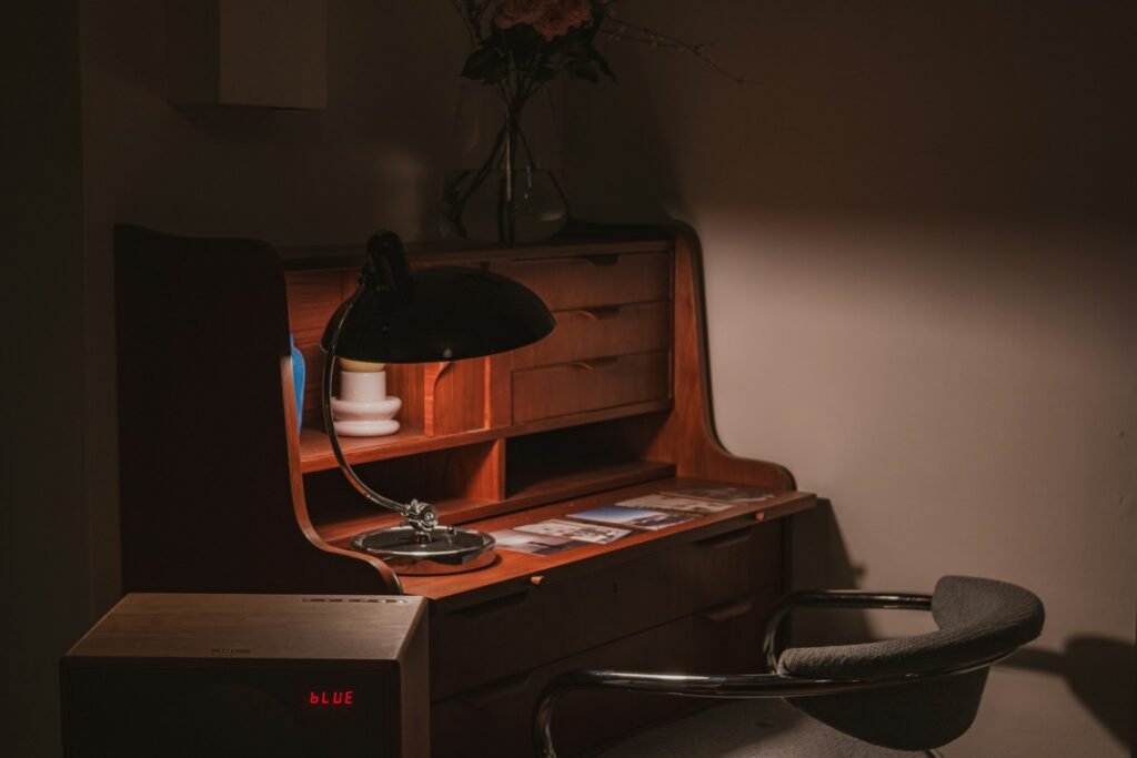 desk lamp workspace lighting eye comfort